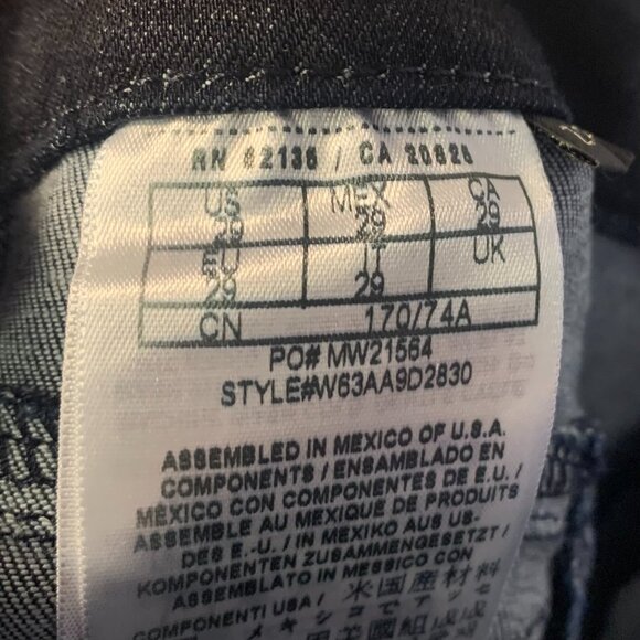 Guess Women's Y2K Addie Max Stretch Denim Jeggings Size 29 NEW Black High Rise - Picture 11 of 12